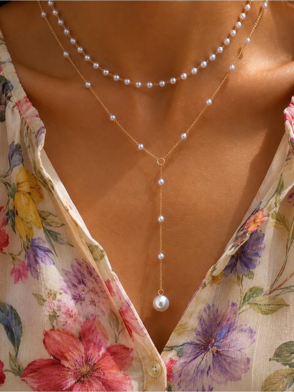 Beautiful Handmade Pearl Necklace. - Picture 8 of 16